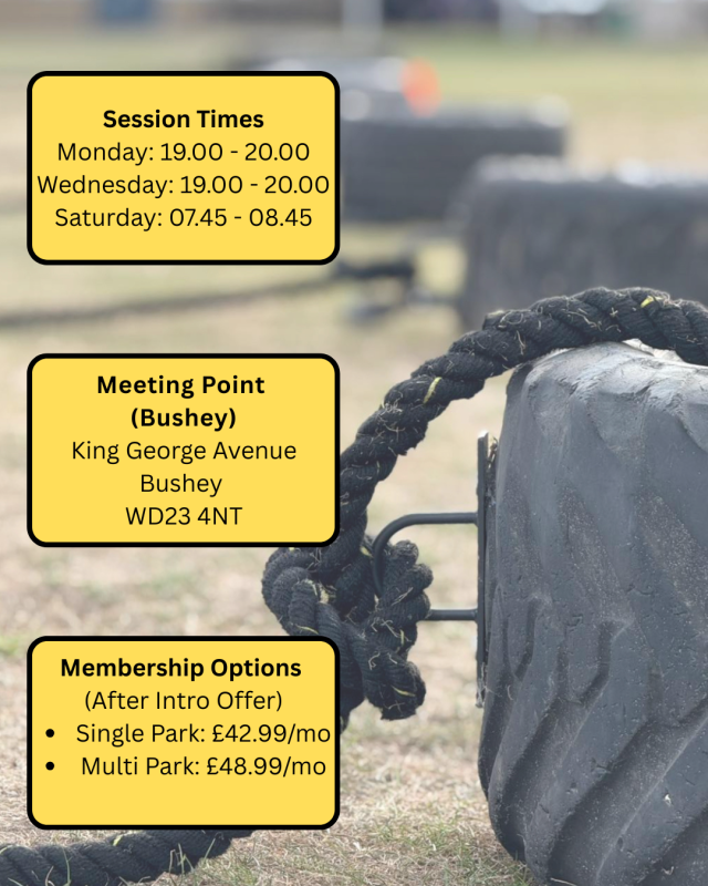 Group Outdoor Fitness Class in Bushey