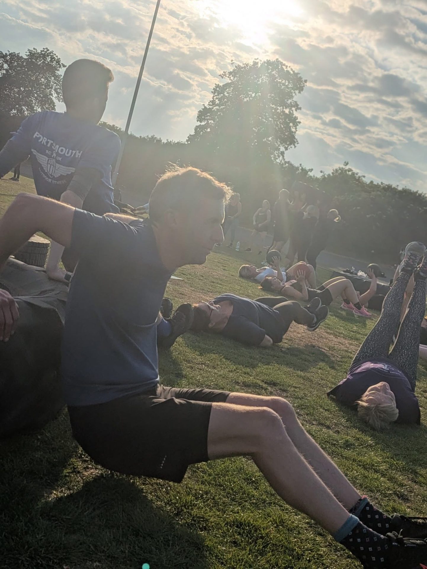boot camp fitness class