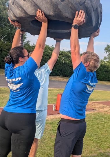 No gym needed — just turn up and train.