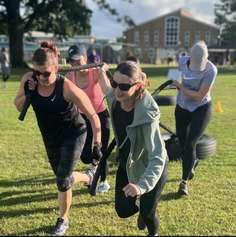 Group Outdoor Fitness Class