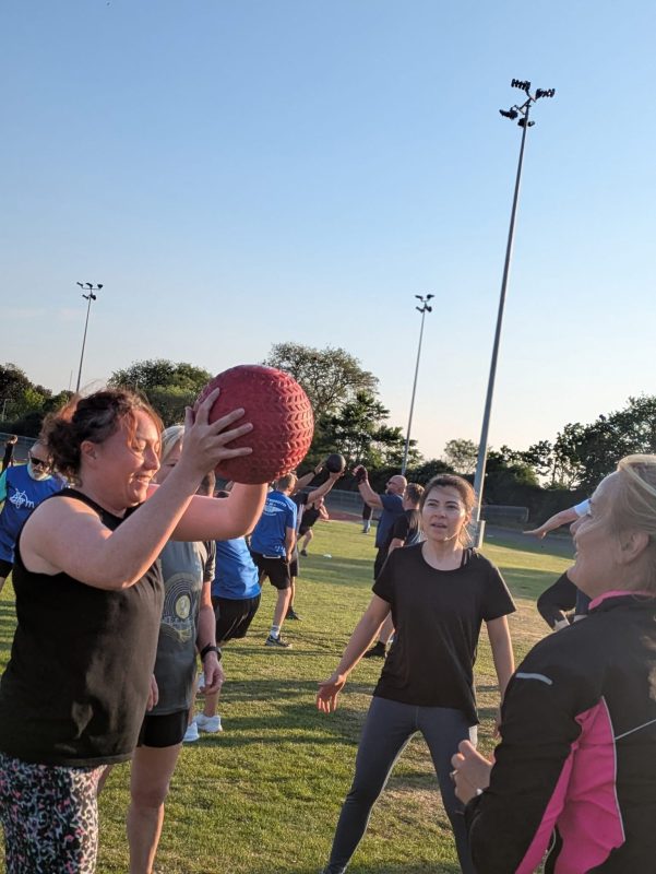 Group Outdoor Fitness Class