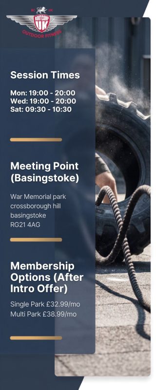Basingstoke boot camp schedule